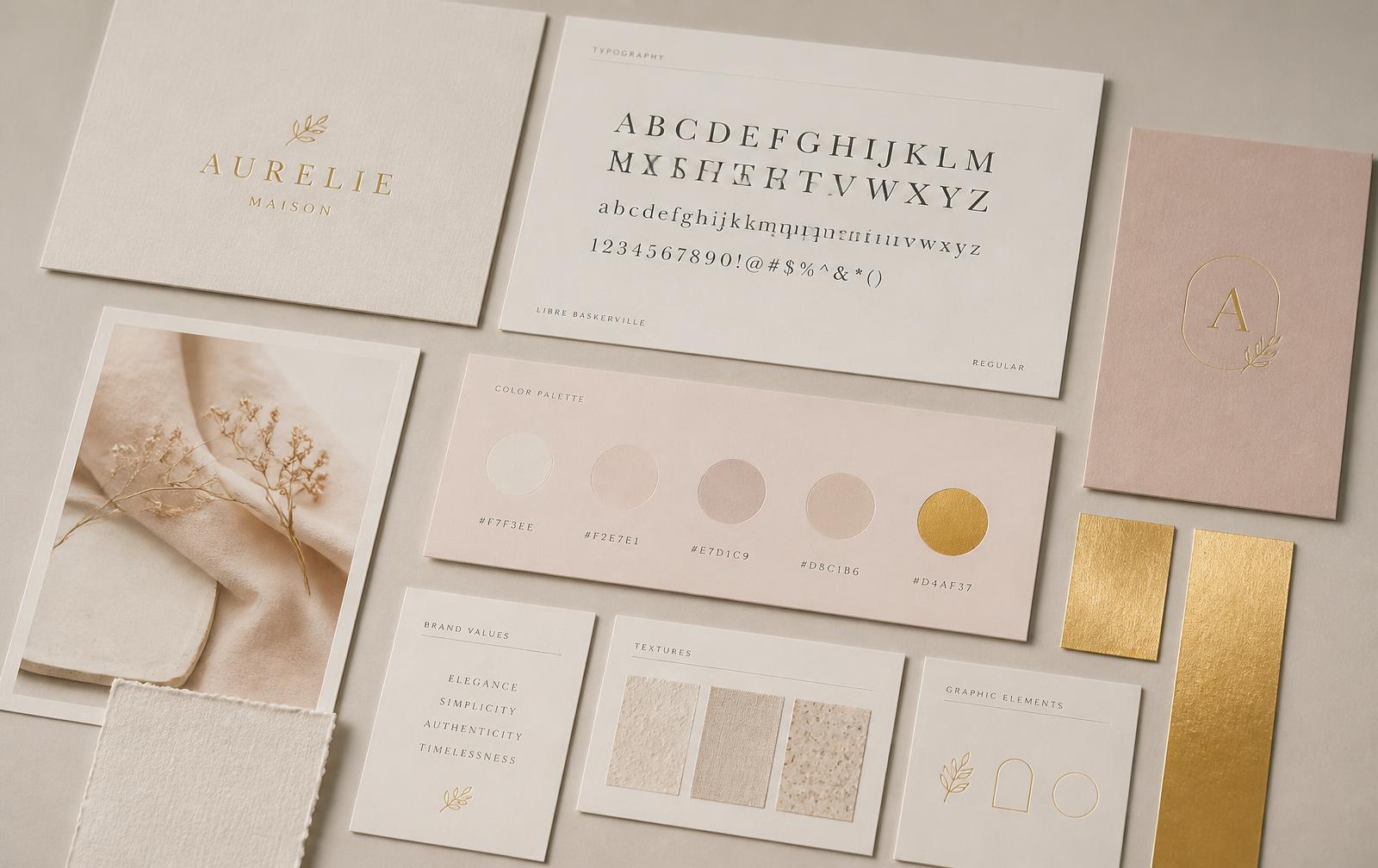 Arena design system: typography, palette and materials